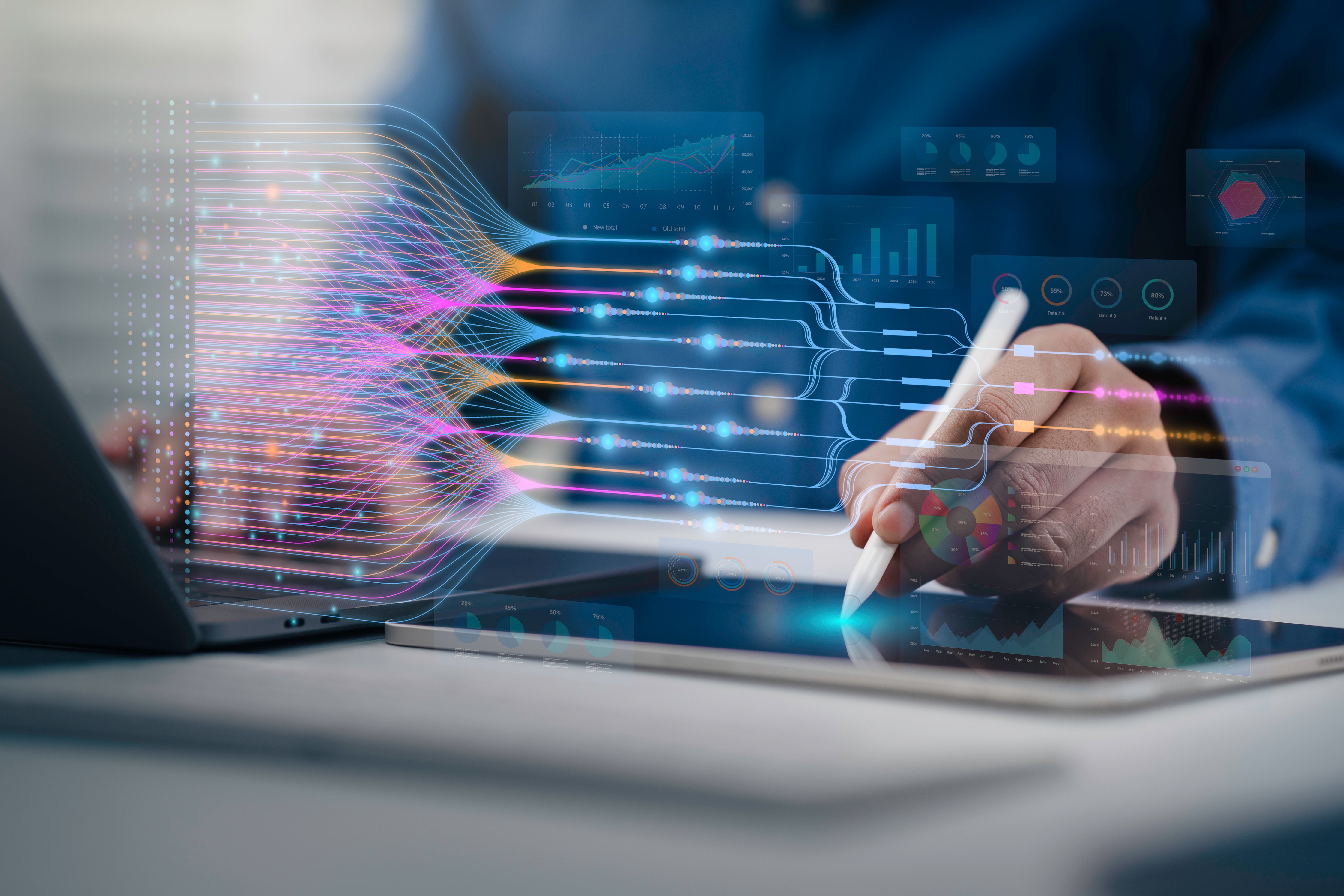 Humans curating AI data flows