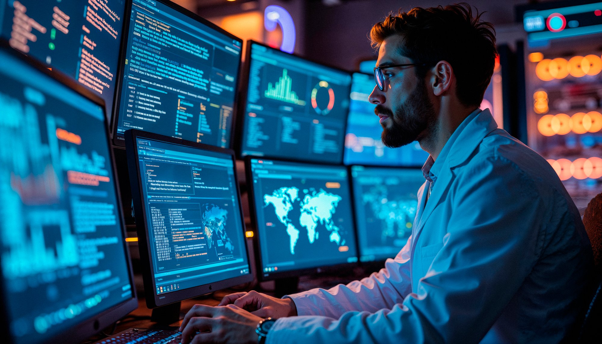 man-working-it-security-data-monitoring-center